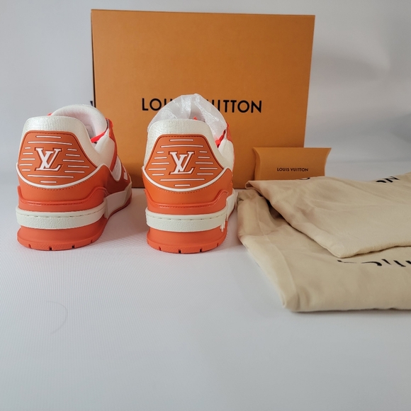 LOUIS VUITTON TRAINER SNEAKER  ORANGE Sty 1A9VN5 BY VIRGIL ABLOH - Picture 3 of 16